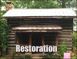 Historic Log Cabin Restoration  Celina, Ohio